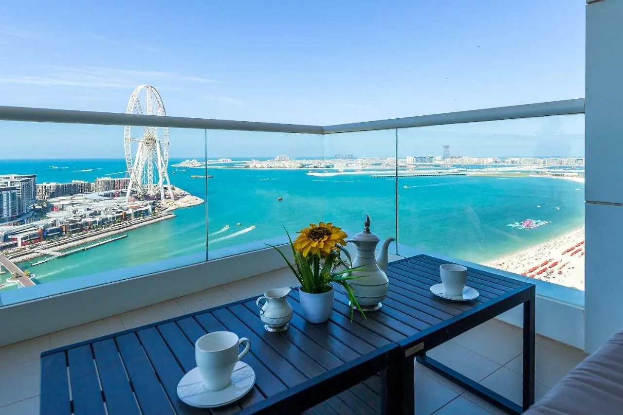 Appartement Luxury Living With Sea View And Private Beach In Jbr By Deluxe Holiday Homes Dubaï