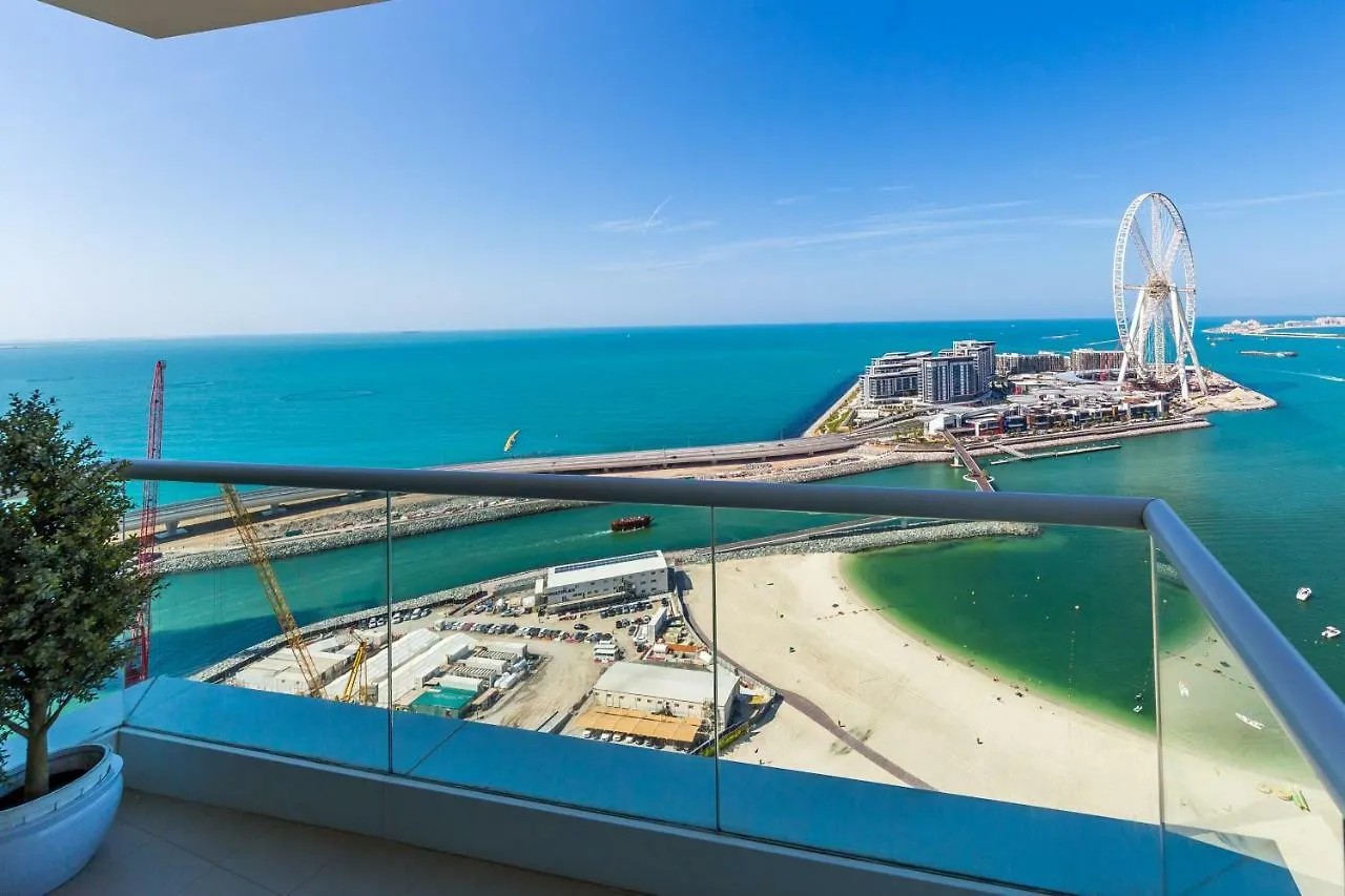 Luxury Living With Sea View And Private Beach In Jbr By Deluxe Holiday Homes Dubaï 0*,